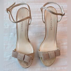 Pale Gold / Bronze Evening Shoes Sz 10